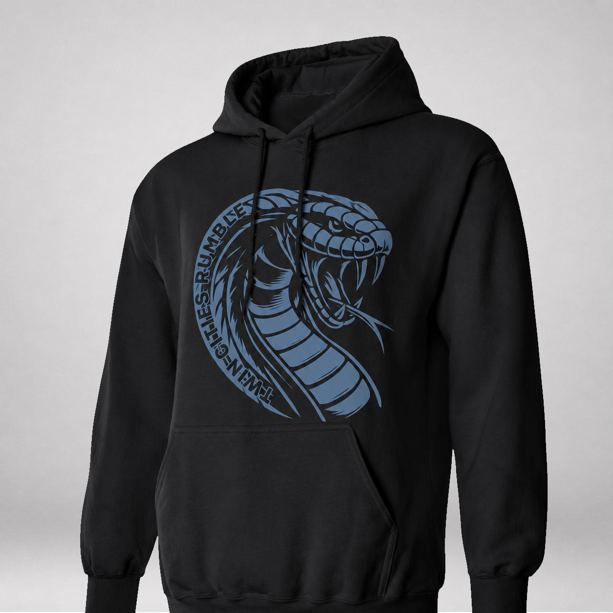 2026 TCR - Hoodie - Black - Blue Logo