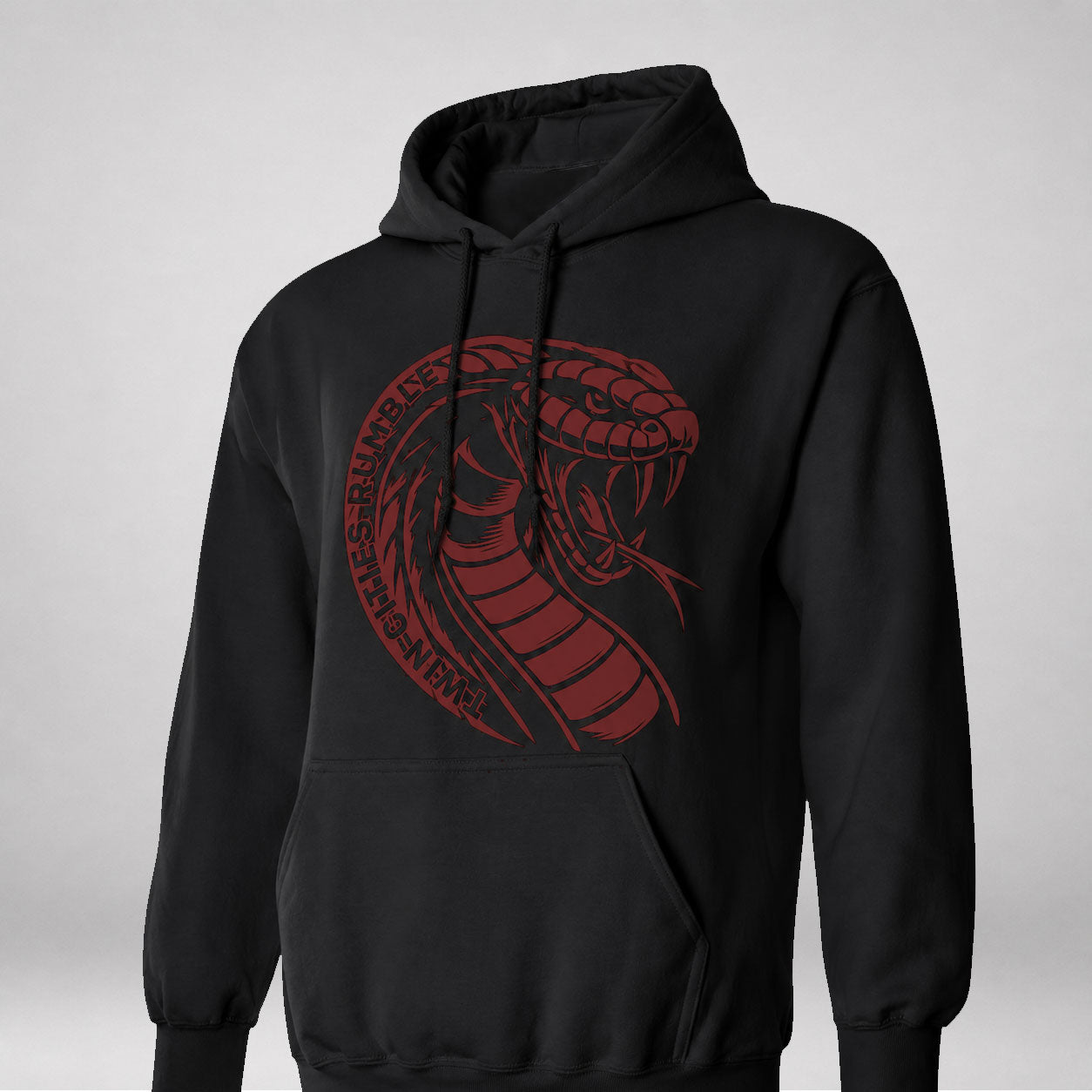 2026 TCR - Hoodie - Black - Red Logo