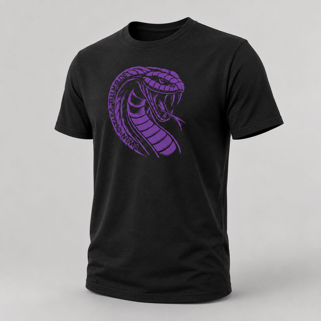 2026 TCR - T-Shirt - Black - Purple Logo
