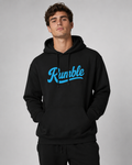 Rumble Signature Pullover Hoodie – Black & Blue