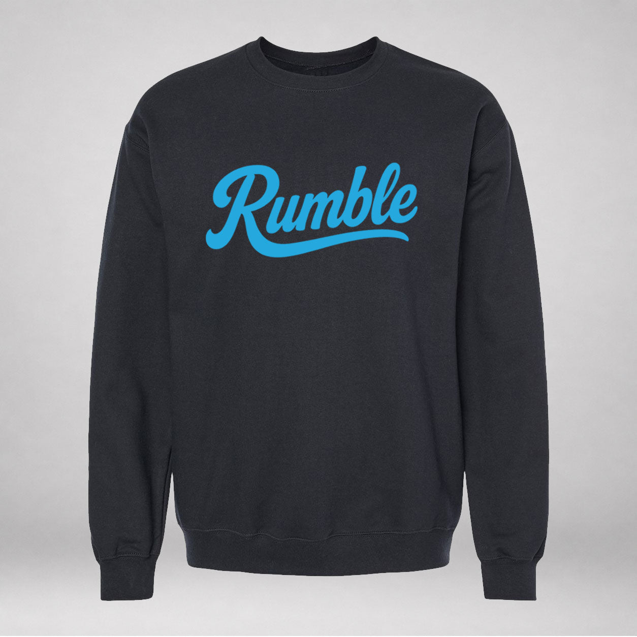 Rumble Signature Crew Sweatshirt – Black & Blue