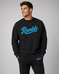 Rumble Signature Crew Sweatshirt – Black & Blue