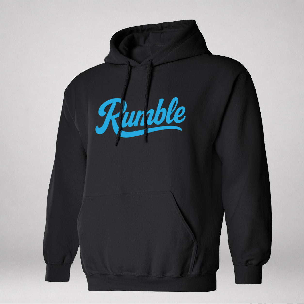 Rumble Signature Pullover Hoodie – Black & Blue