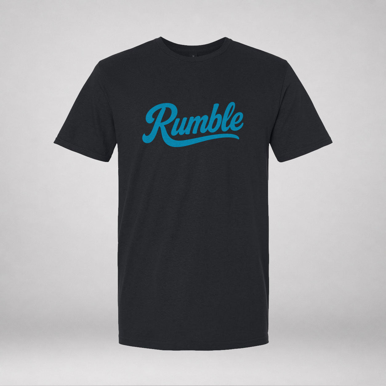 Rumble Apparel - Black with Blue Logo