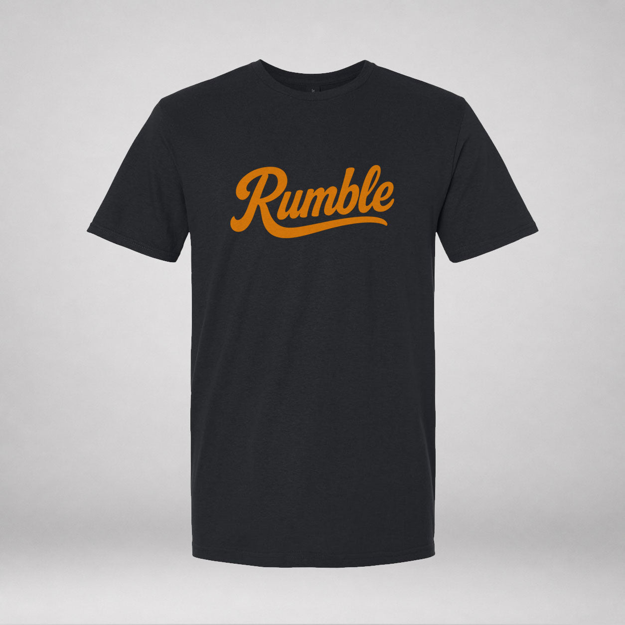 Rumble Apparel - Black with Orange Logo