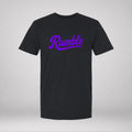 Rumble Apparel - Black with Purple Logo