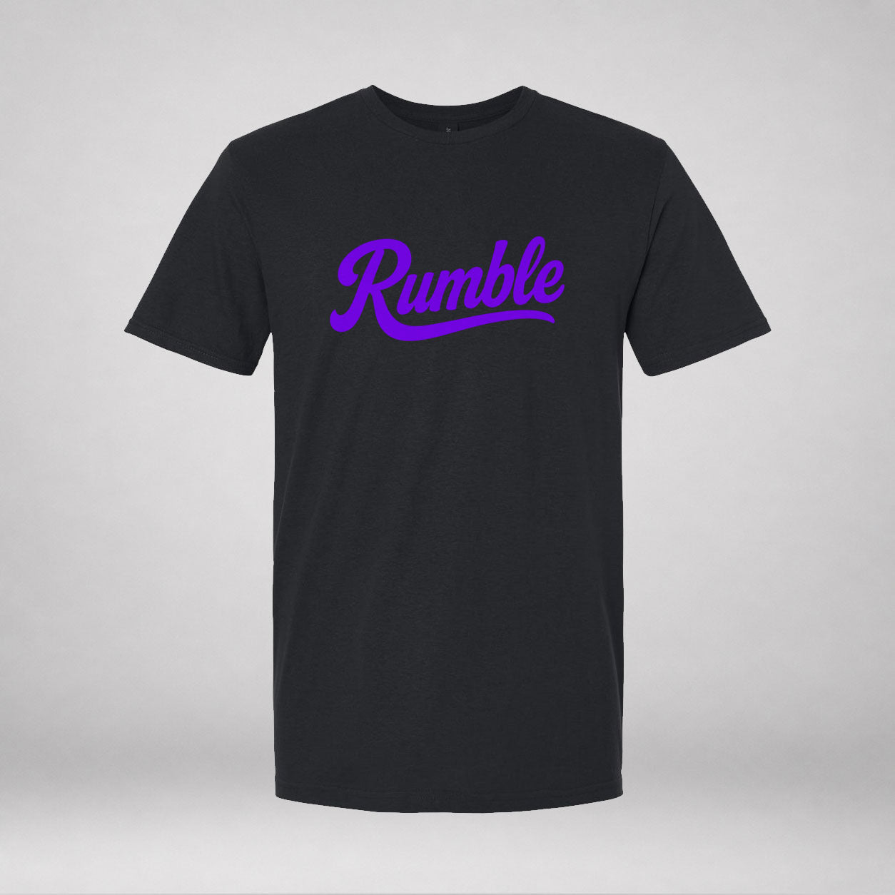Rumble Apparel - Black with Purple Logo